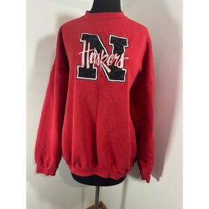 Vintage Galt Sand Nebraska Huskers Red Crewneck Sweatshirt    8710  2XL